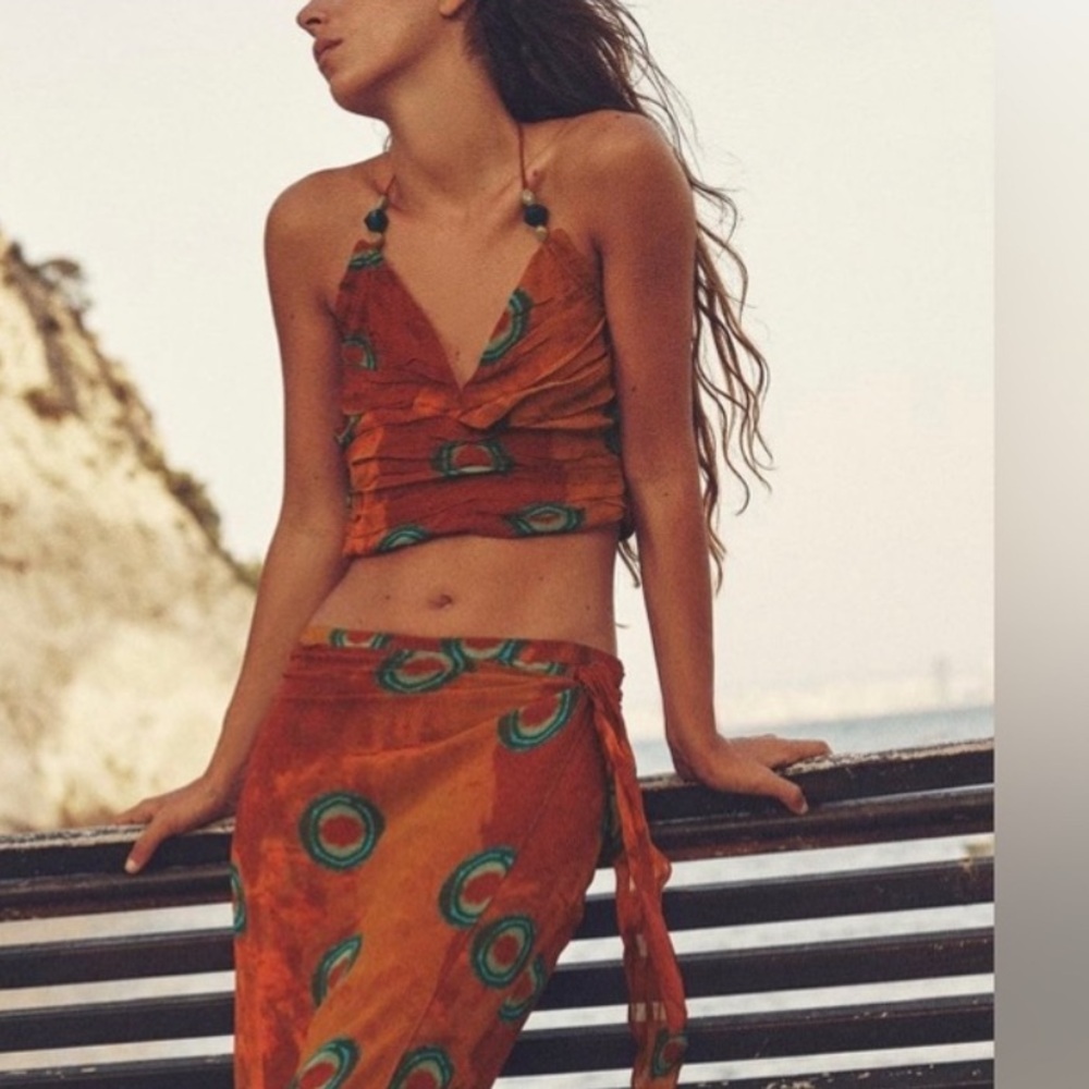 🎈SALE 🎈 ZARA crop halter top - Picture 5 of 12